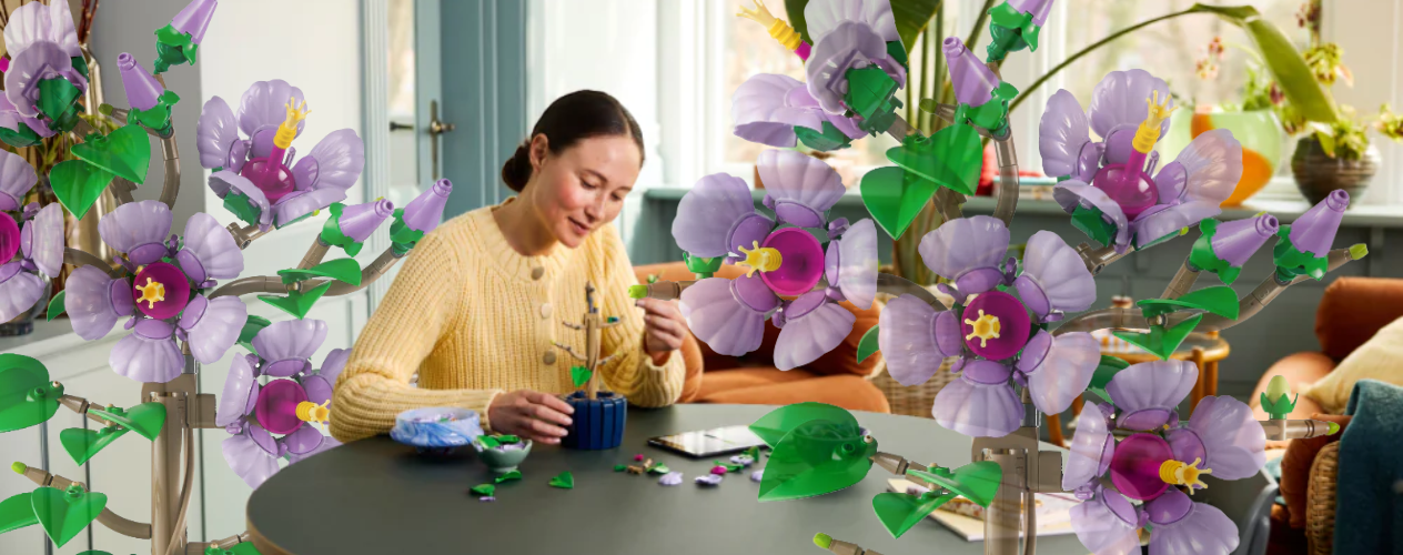 Arma el momento: una experiencia para compartir construyendo LEGO® Botanicals