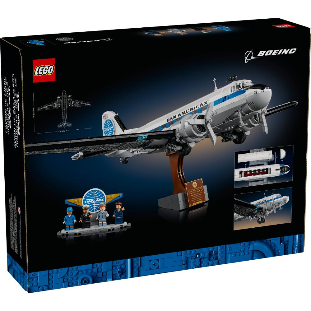 LEGO®Icons: Avión De Pasajeros Douglas™ Dc-3™ De Pan Am® (11378)_003