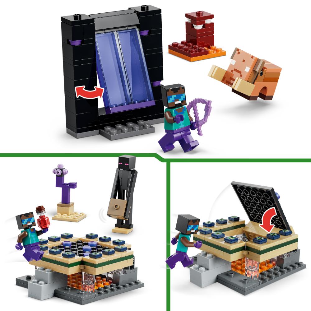EL VIAJE POR EL NETHER Y EL PORTAL AL END