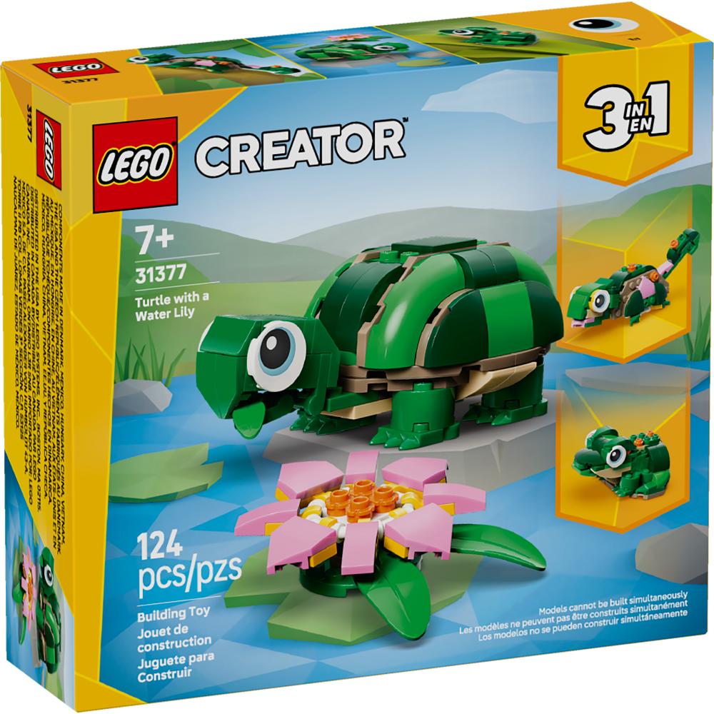 LEGO®Creator: Tortuga Con Flor De Nenúfar (31377)_001