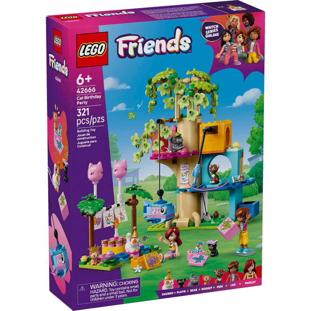 LEGO®Friends: Fiesta De Cumpleaños Y Casa Del Árbol Felina (42666)_001