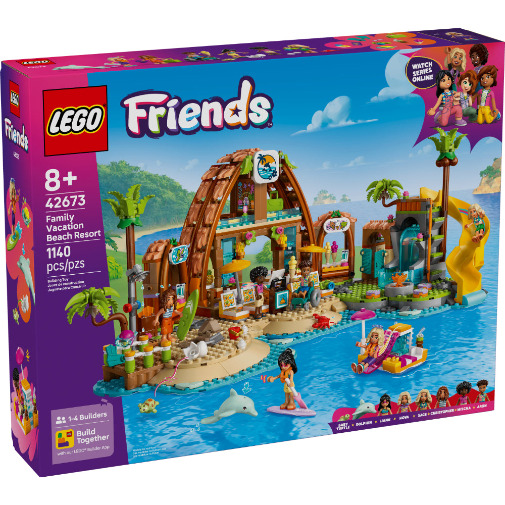 LEGO®Friends: Hotel De Vacaciones Familiares En La Playa (42673)_001