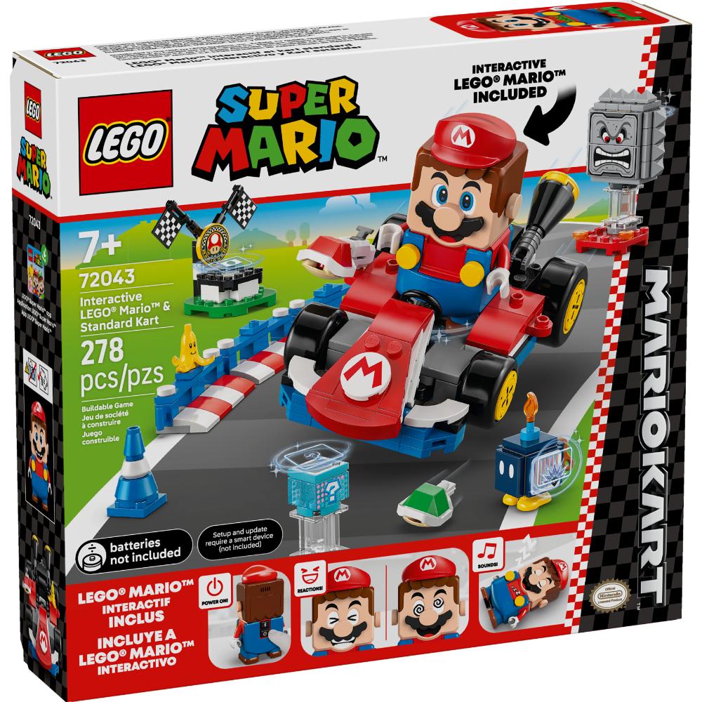 LEGO®Super Mario : Mario Kart – Lego Mario Interactivo Y Kart Estándar (72043)