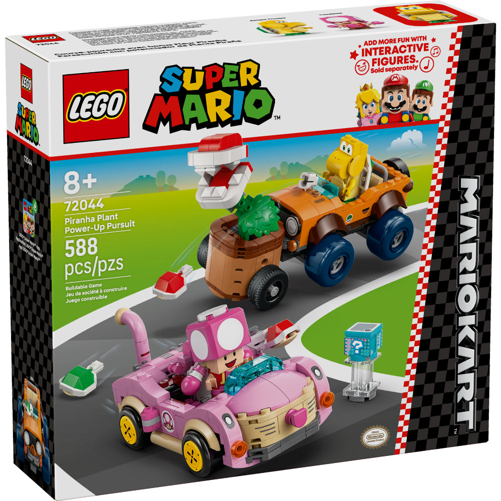 LEGO®Super Mario: Mario Kart™ – Persecución Con Potenciador De Planta Piraña (72044)_001