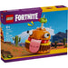 Set LEGO Fortnite Hamburrrguesa 77070 con ojos, lengua y aceituna, inspirado en la icónica mascota del restaurante del videojuego.