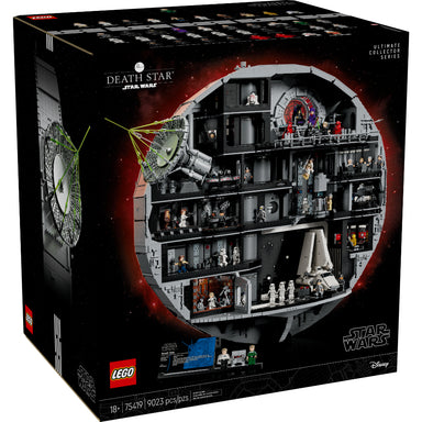 Set LEGO® Star Wars™ Estrella de la Muerte UCS con 38 minifiguras y escenas icónicas de la saga clásica