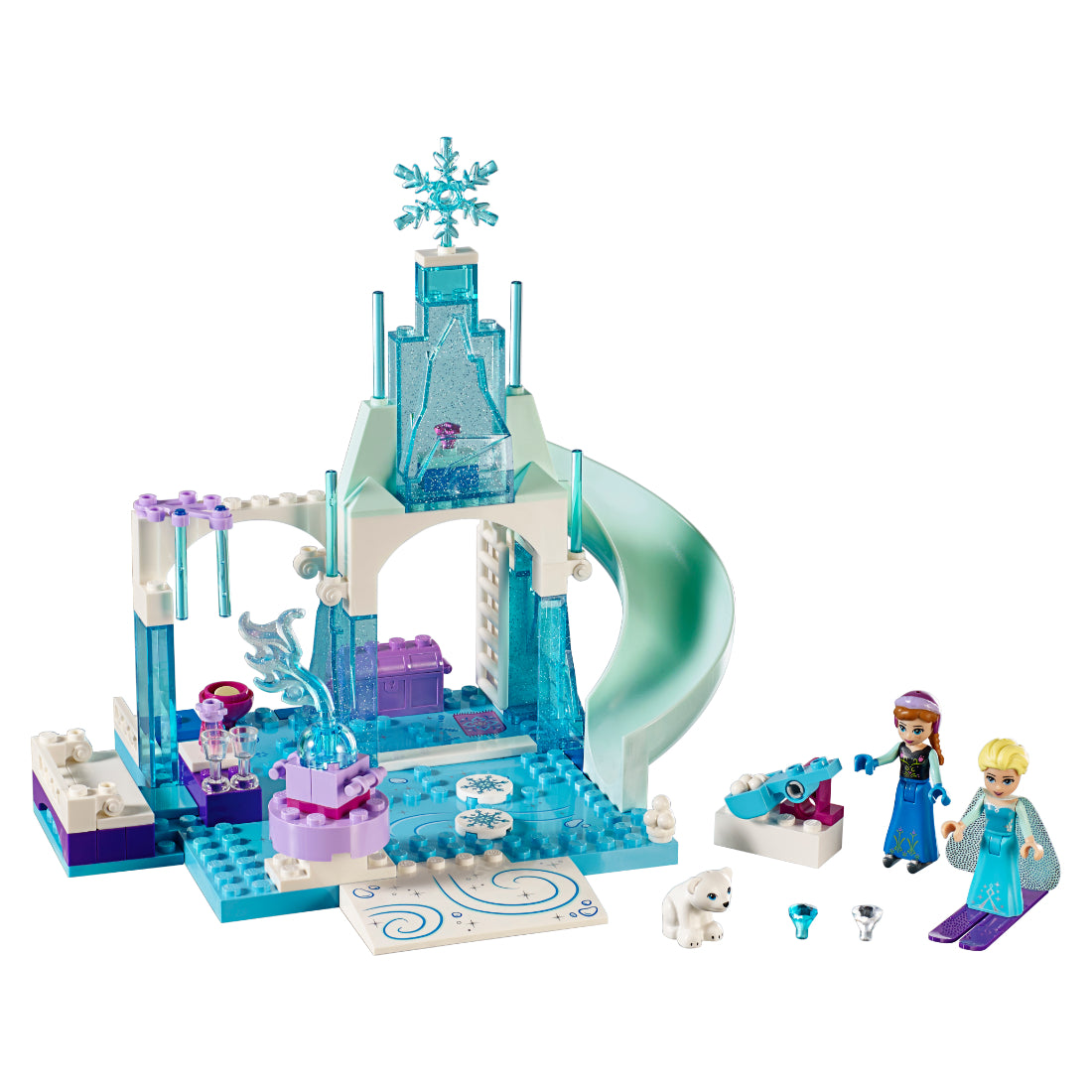 LEGO® Juniors Disney Frozen Zona de juegos invernal con Anna y Elsa (10736)