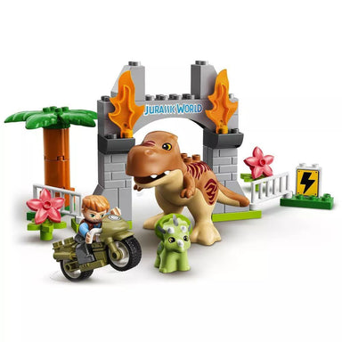 LEGO® DUPLO® Jurassic World Fuga del T. rex y el Triceratops (10939)