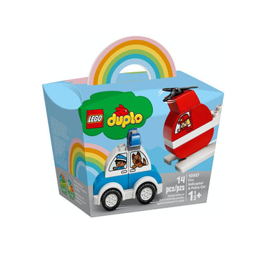 LEGO® Duplo® Helicóptero De Bomberos Y Auto De Policía (10957)