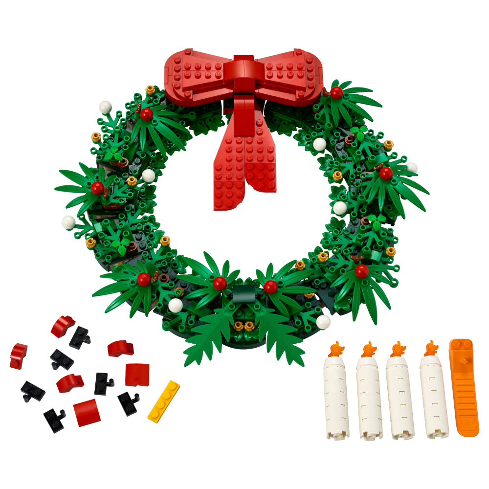 CORONA DE NAVIDAD “2 EN 1”