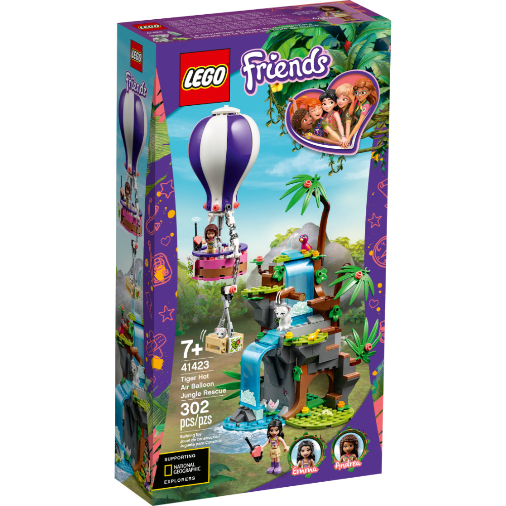 LEGO® Friends Rescate en la Selva del Tigre en Globo (41423)