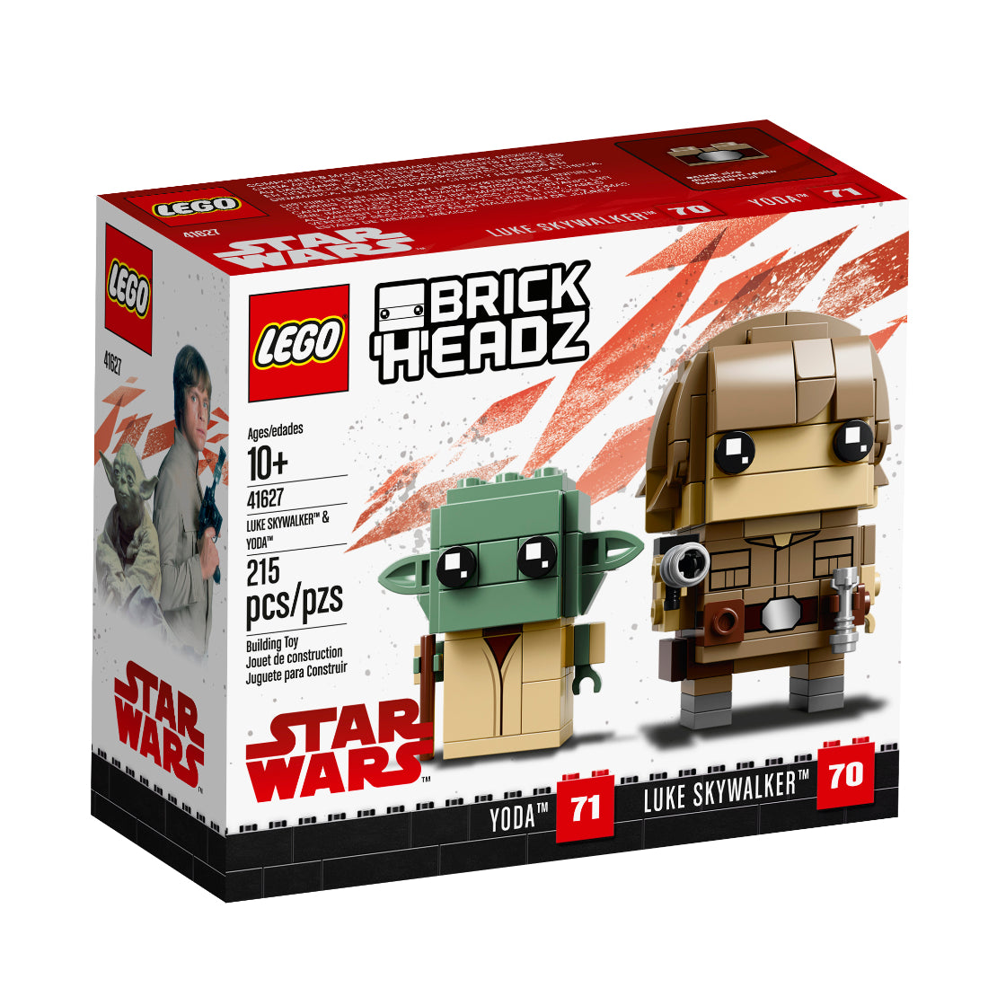 LEGO BrickHeadz Luke Skywalker y Yoda (41627)