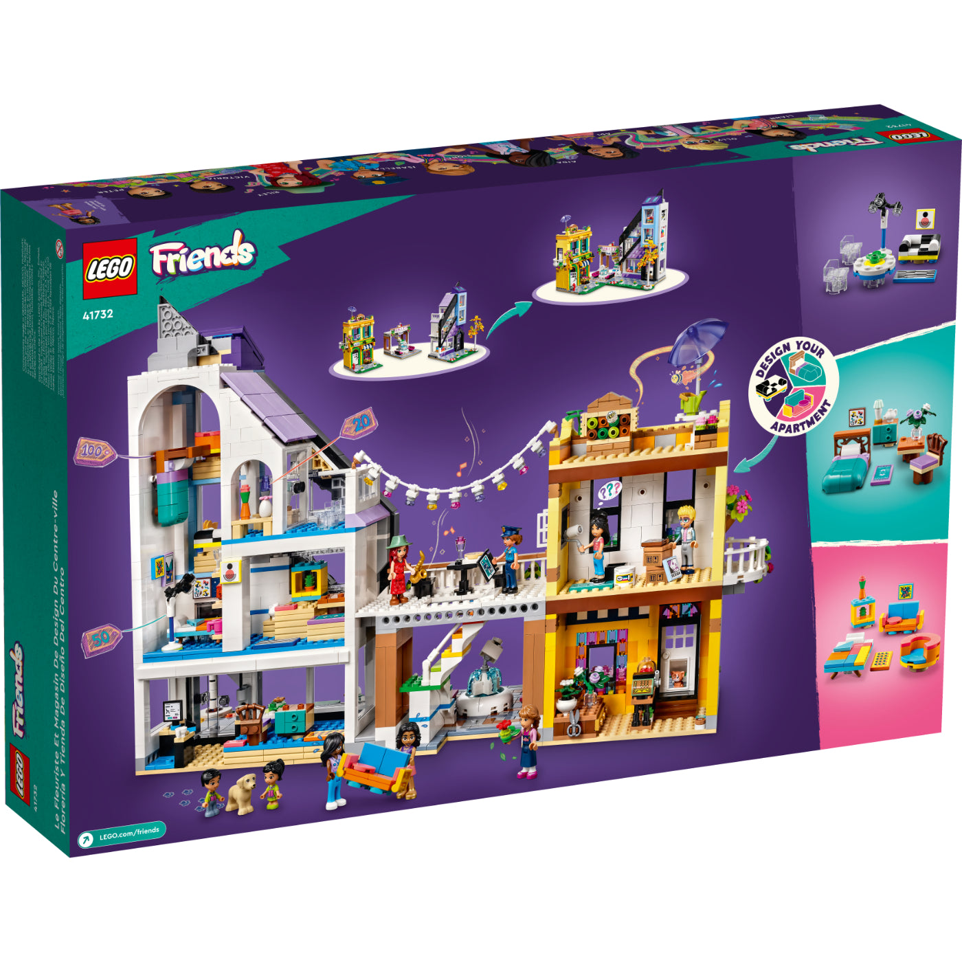 LEGO® Friends Downtown Flower and Design Stores (41732)