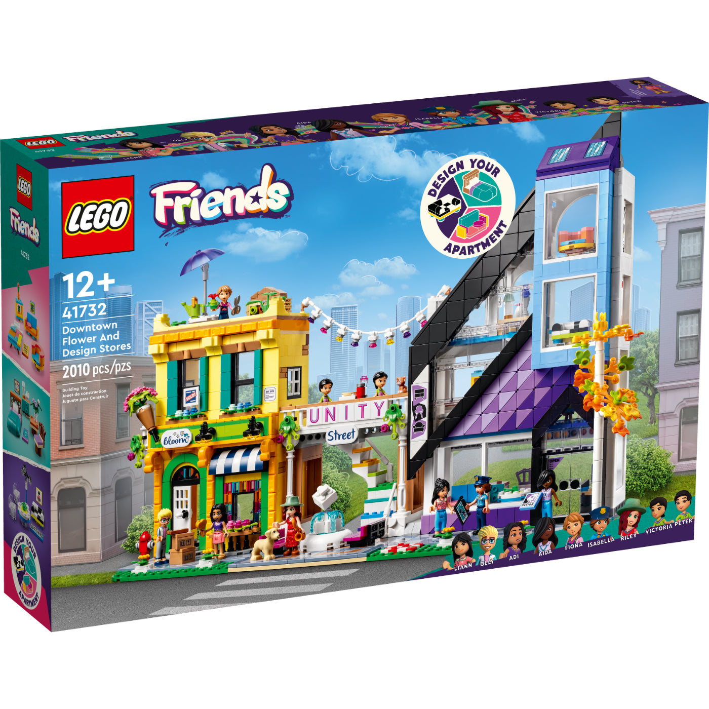 LEGO® Friends Downtown Flower and Design Stores (41732)