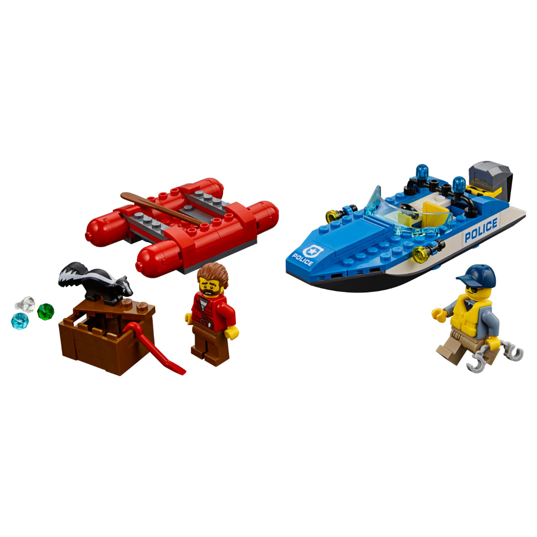 LEGO® City Huida por aguas salvajes (60176)