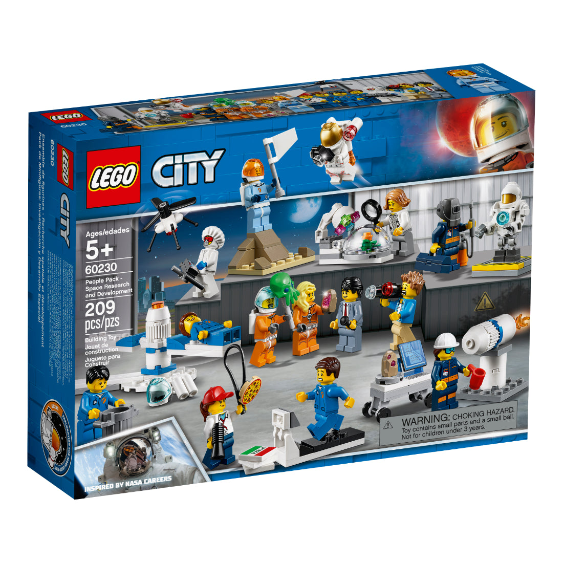 LEGO® City Pack de Minifiguras Investigación y Desarroo Espacia (60230)