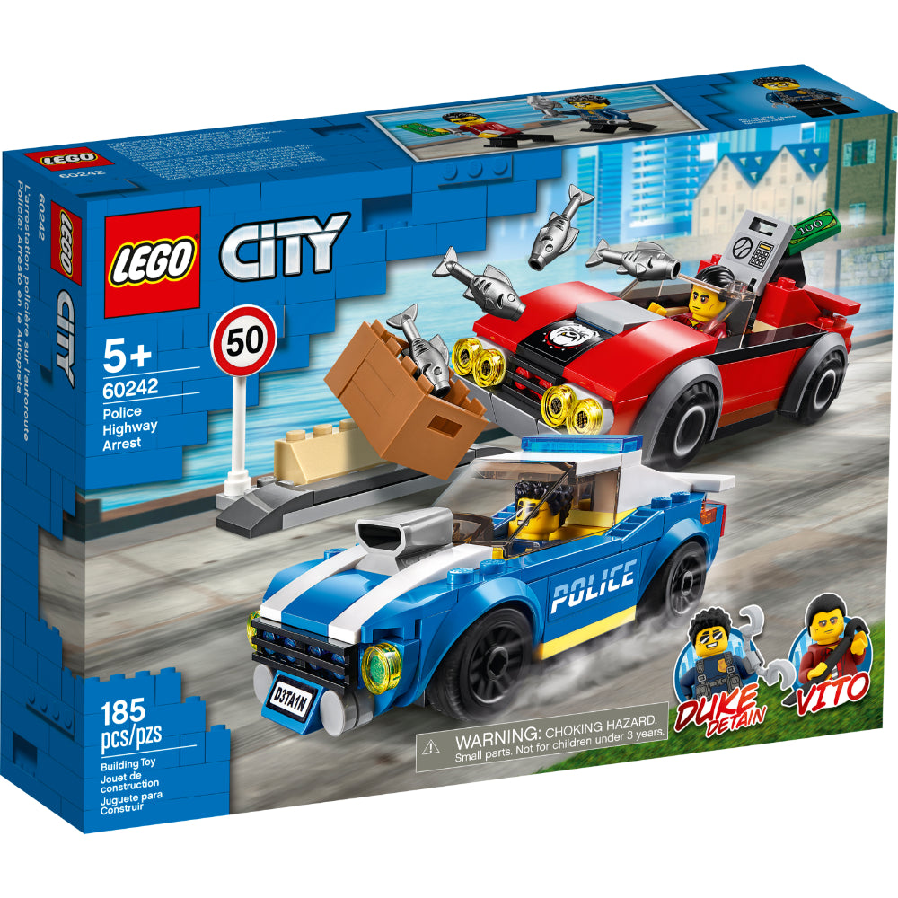 LEGO® City Policía Arresto en la Autopista (60242)