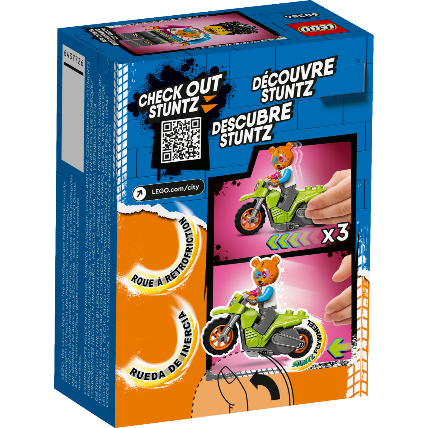 LEGO® City  Moto Acrobática: Oso (60356)