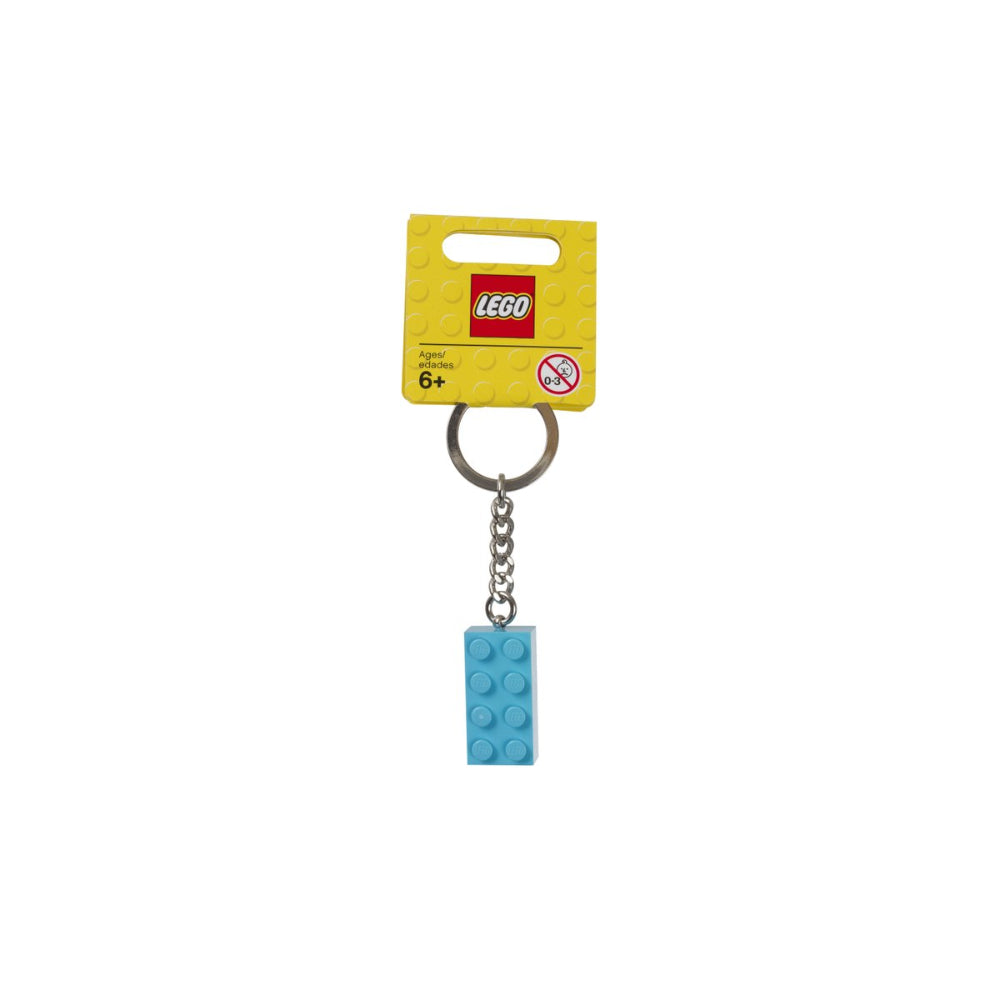 LEGO® Llavero de ladrillo turquesa