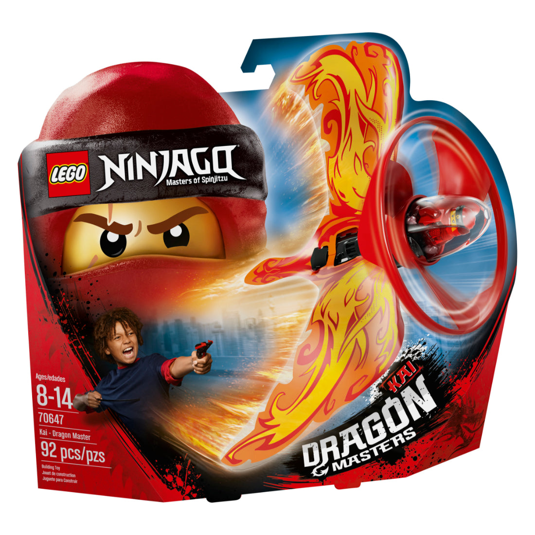 LEGO® NINJAGO Kai: maestro del dragón (70647)