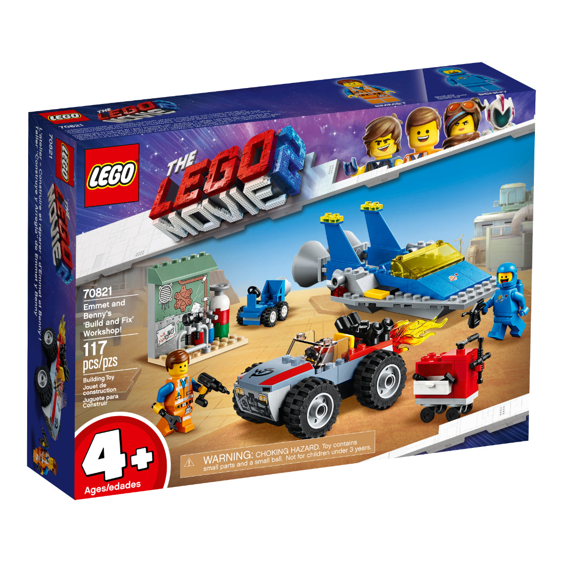 LEGO® 2 Taer “Construye y Arrega” de Emmet y Benny (70821)