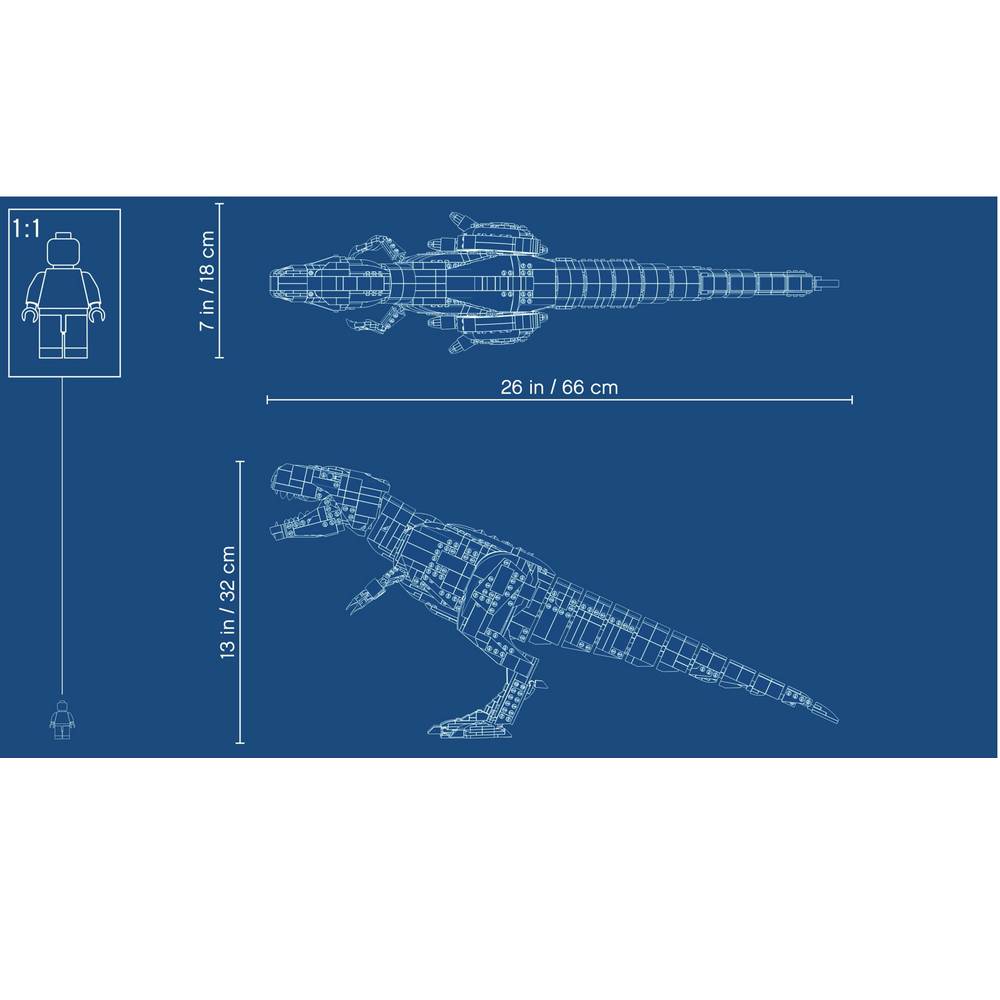 LEGO® Jurassic World Parque Jurásico: Caos del T. rex (75936)