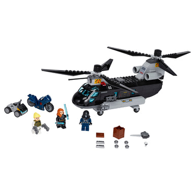 LEGO® Marvel Vengadores Persecución en Helicóptero de Black Widow (76162)