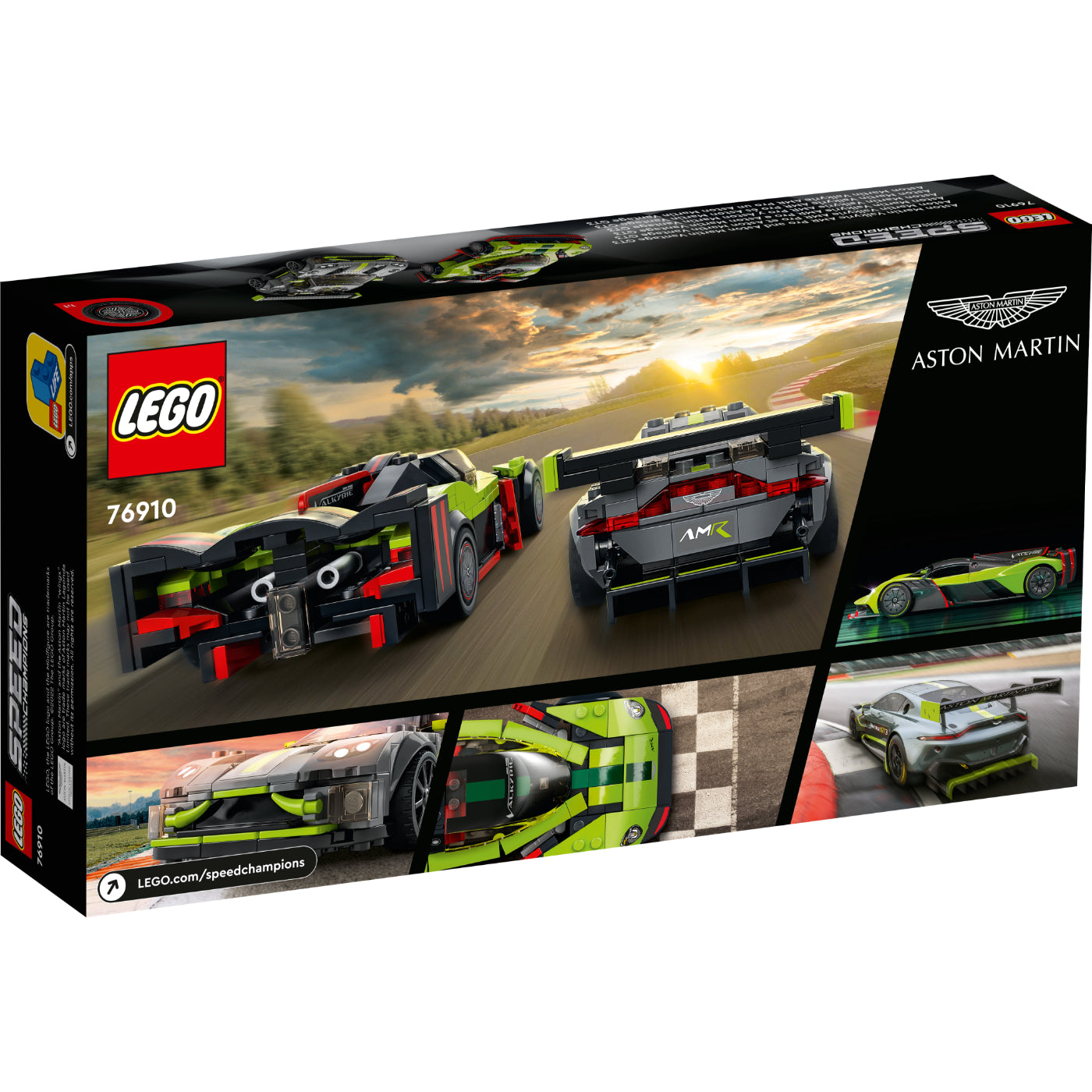 LEGO® Speed Champions : Aston Martin Valkyrie AMR Pro y Aston Martin Vantage GT3 (76910)
