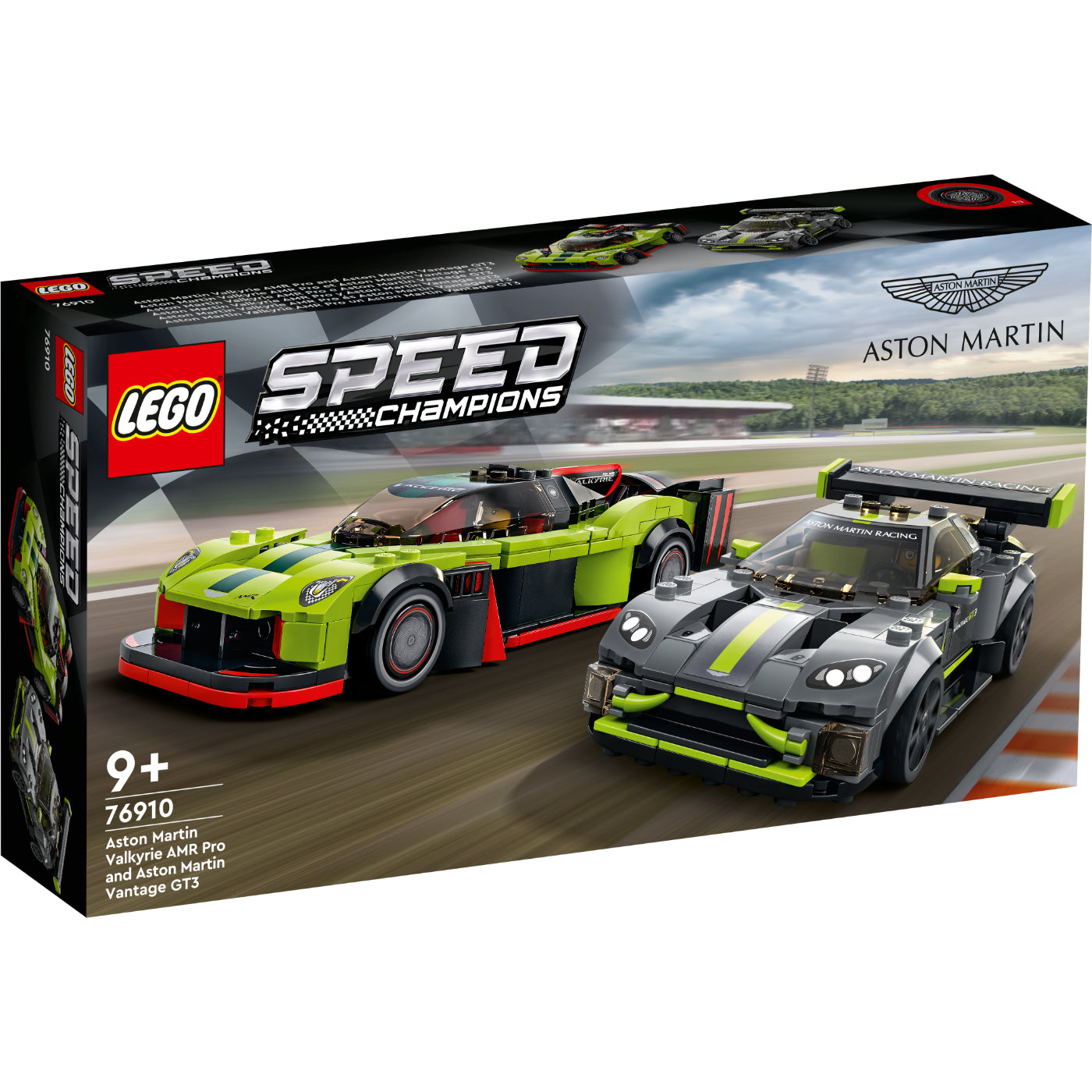 LEGO® Speed Champions : Aston Martin Valkyrie AMR Pro y Aston Martin Vantage GT3 (76910)